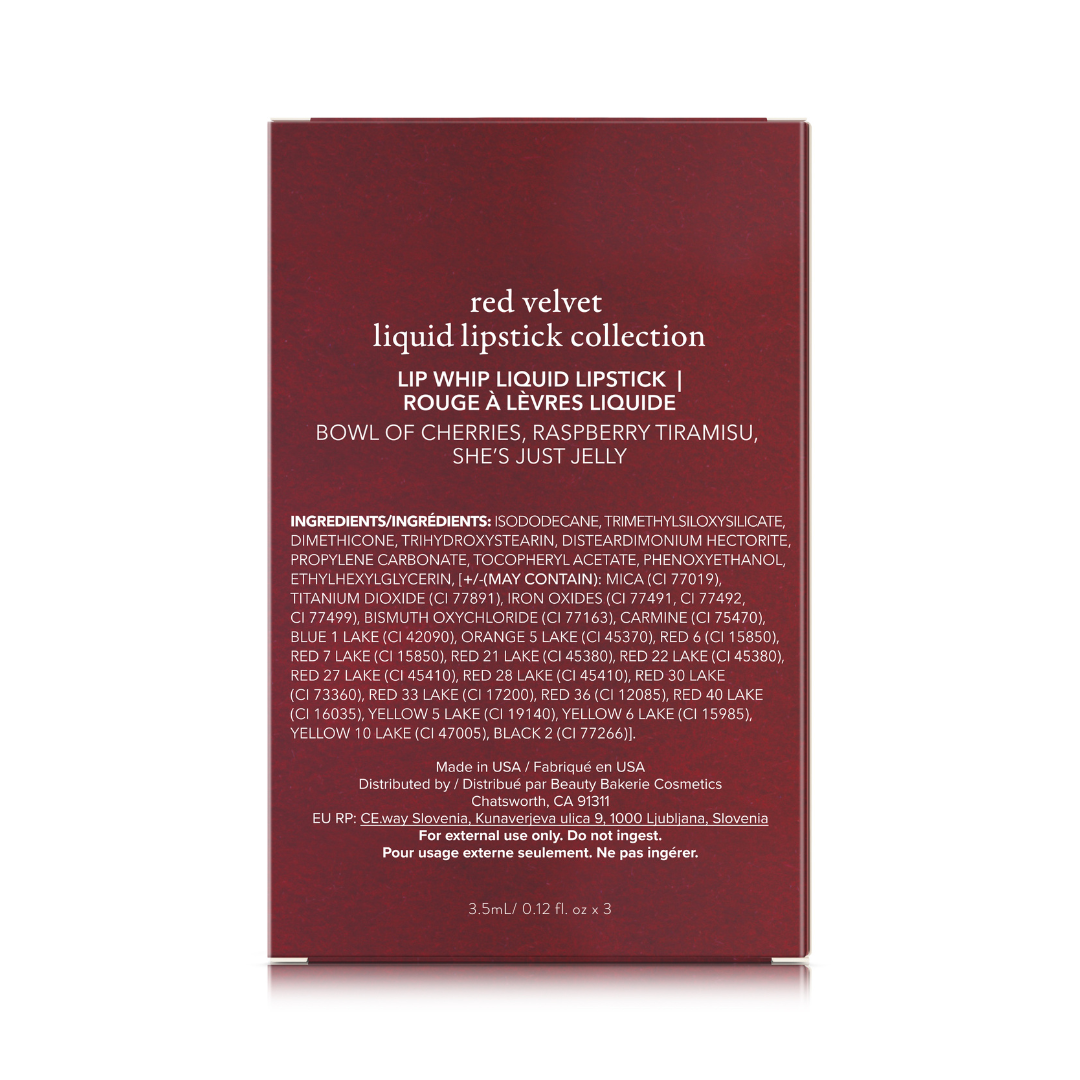 Red Velvet Lip Whip Collection