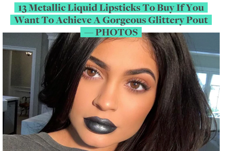 Bustle: Metallic Liquid Lips Sticks to Buy