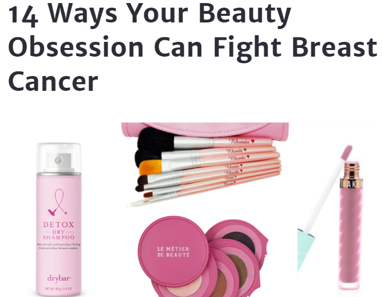 The Berry: Ways Your Beauty Obsession Can Fight Breast Cancer