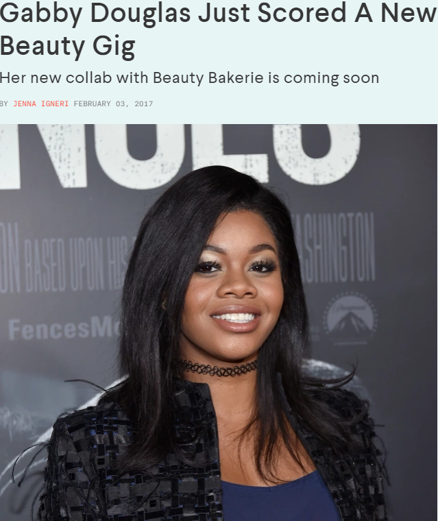 Nylon: Gabby Douglas Just Scored A New Beauty Gig