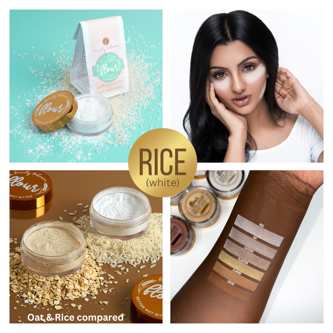 Rice White Flour Setting Powder